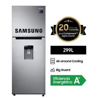 Hiraoka Refrigeradora samsung top mount rt29k571js8/pe no frost 299l oferta