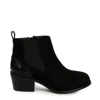 Bata botines casuales para mujer negro