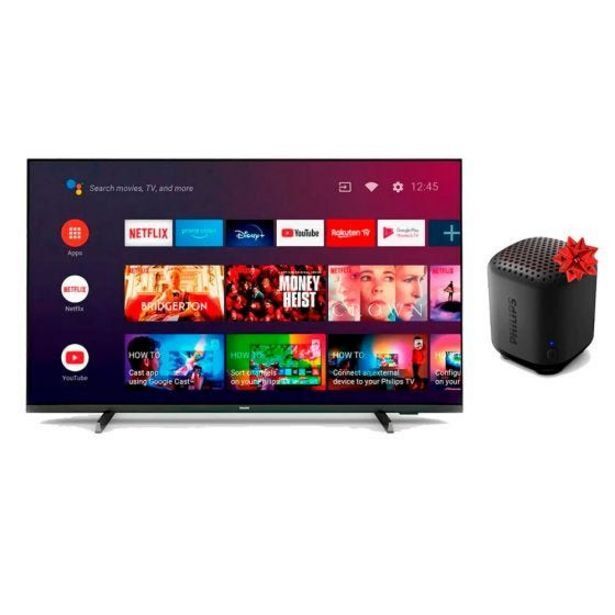 Hiraoka Televisor philips led 4k ultra hd smart 70 70pud7406 + parlante bluetooth philips - tas1505 oferta