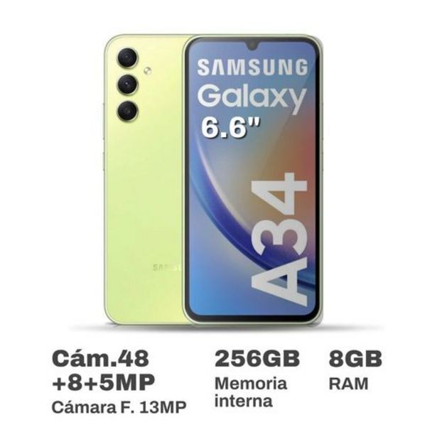 Oechsle Celular samsung galaxy a34 6.6 8gb ram 256gb lima oferta