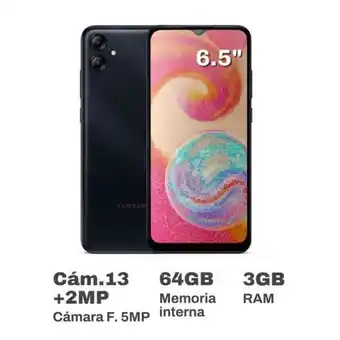 Oechsle Celular samsung galaxy a04e 6.5 3gb ram 64gb negro oferta