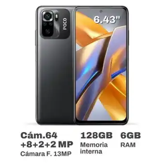 Oechsle Celular xiaomi poco m5s 6.43 6gb ram 128gb grey oferta
