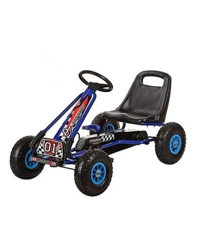 Tiendas EFE Carro a pedal go kart azul oferta