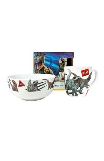 Tiendas EFE Set de cerámica de 2pzs scool dino oferta
