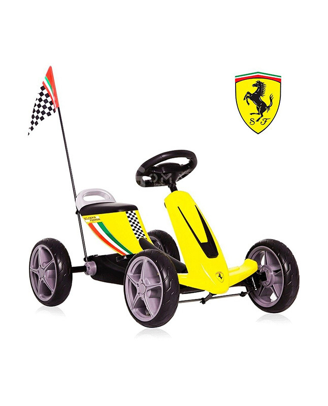 Tiendas EFE Go kart a pedal royal baby ferrari rbc-107 amarillo oferta