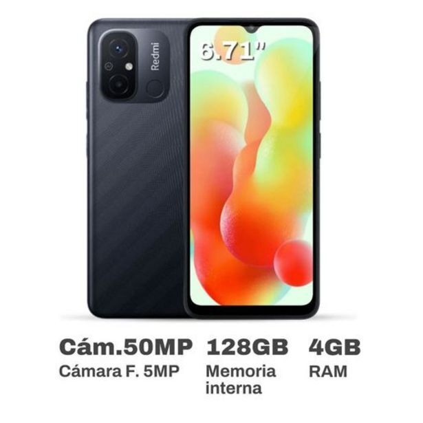 Oechsle Celular xiaomi redmi 12c 6.71 4gb ram 128gb gris oferta