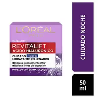 Mifarma Crema de noche revitalift l'oréal paris skin care ácido hialurónico - pote 50 ml oferta