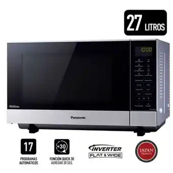 Hiraoka Horno microondas panasonic nn-sf564mrpm 27l oferta