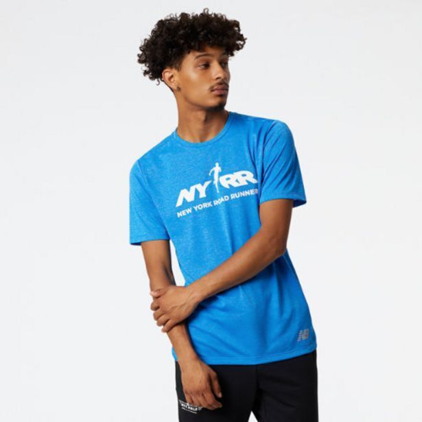 New Balance Run for life graphic impact run short sleeve men oferta