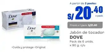 Makro Jabón de tocador DOVE Pack de 6 unids. x 90 g. oferta