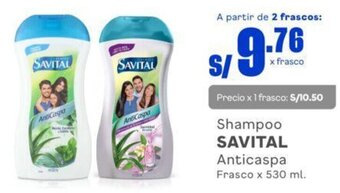 Makro Shampoo SAVITAL Anticaspa Frasco x 530 ml. oferta