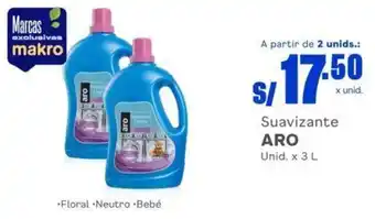 Makro Suavizante ARO Unid. x 3 L oferta