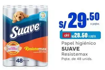 Makro Papel higiénico SUAVE Resistemax Pqte. de 48 unids. oferta