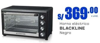 Makro Horno eléctrico BLACKLINE Negro oferta