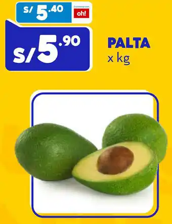 Plaza Vea PALTA x kg oferta