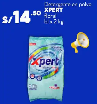 Plaza Vea Detergente en polvo XPERT floral bl x 2 kg oferta