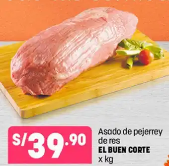 Plaza Vea Asado de pejerrey .90 de res EL BUEN CORTE x kg oferta