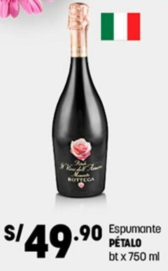 Plaza Vea Espumante PÉTALO bt x 750 ml oferta