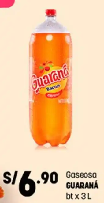 Plaza Vea Guarana Gaseosa GUARANÁ btx 3L oferta