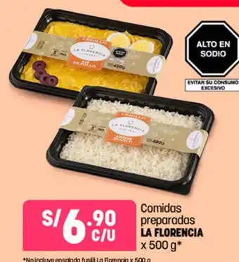 Plaza Vea Comidas preparadas LA FLORENCIA x 500 g* oferta
