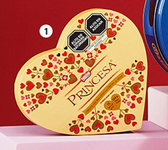 Plaza Vea Chocolate Princesa Corazón cj x 144 g oferta