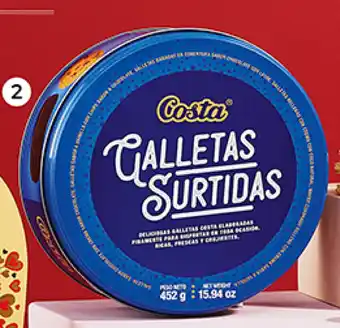 Plaza Vea GALLETAS SURTIDAS Costa la x 452 g oferta