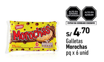 Plaza Vea Galletas Morochas pq x 6 unid oferta