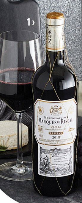 Plaza Vea Vino Marques de Riscal reserva bt x 750 ml oferta