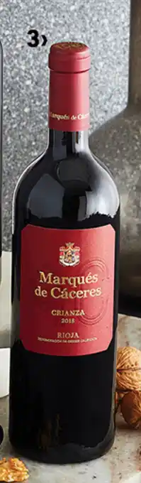 Plaza Vea Vino Marques de Caceres crianza bt x 750 ml oferta