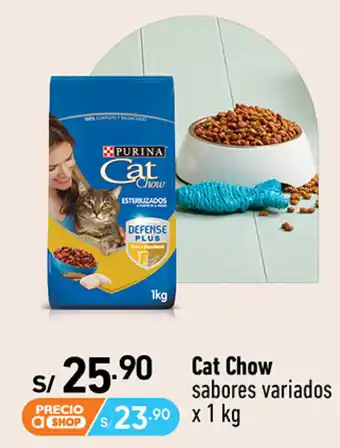 Plaza Vea Cat Chow sabores variados x 1kg oferta