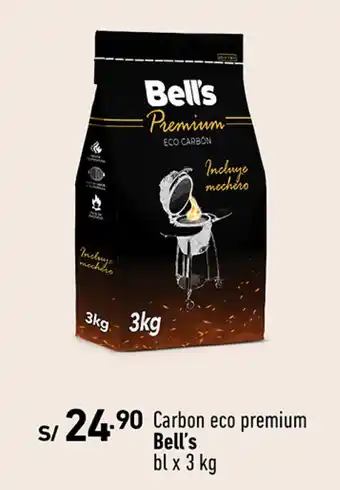 Plaza Vea Carbon eco premium Bell's bl x 3 kg oferta