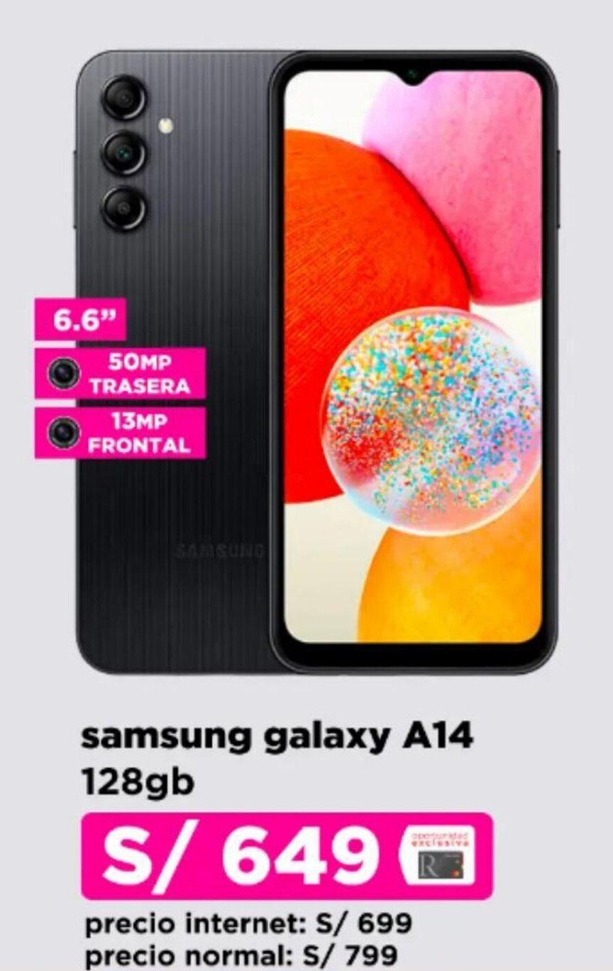 Ripley samsung galaxy A14 128gb oferta