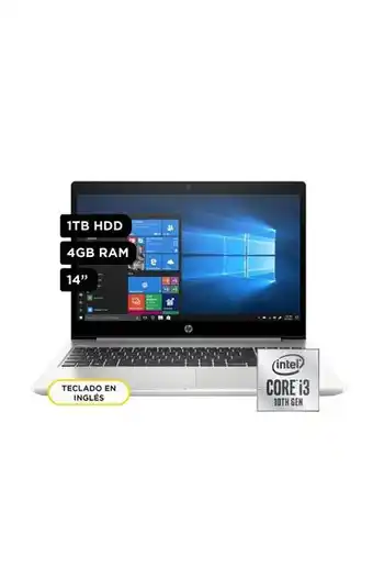 Tiendas EFE Laptop hp 14' windows 10 intel core i3 4gb 1tb hdd oferta