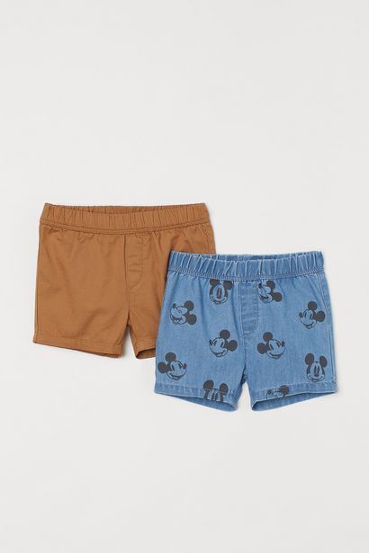 H&M Pack de 2 shorts estampados oferta