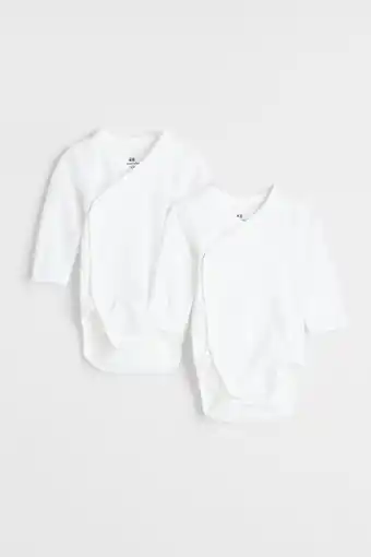 H&M Pack 2 bodies de manga larga oferta