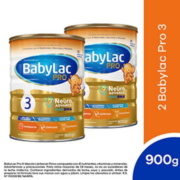 Mifarma Pack babylac pro 3 neuro advance 900 g 2 unidades oferta