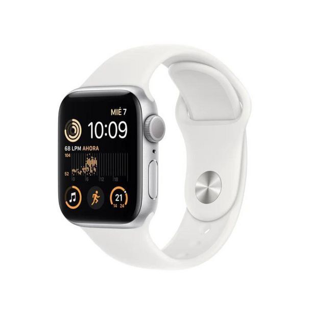 iShop Apple watch se (2da generación) gps (40mm) plata - correa blanca oferta