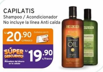 Mifarma CAPILATIS Shampoo / Acondicionador No incluye la línea Anti caída oferta
