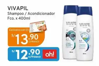 Mifarma VIVAPIL Shampoo / Acondicionador Fco. x 400ml oferta