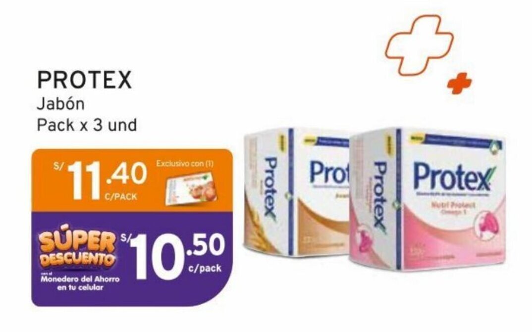 Mifarma PROTEX Jabón Pack x 3 und oferta