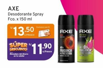 AXE Desodorante Spray Fco. x 150 ml