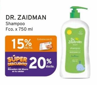 Mifarma DR. ZAIDMAN Shampoo Fco. x 750 ml oferta