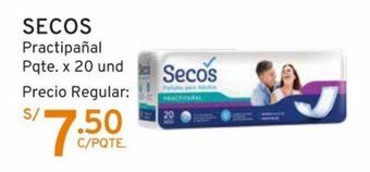 Mifarma SECOS Practipañal Pqte. x 20 und oferta