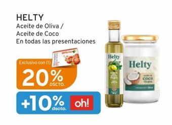 Mifarma HELTY Aceite de Oliva / Aceite de Coco En todas las presentaciones oferta