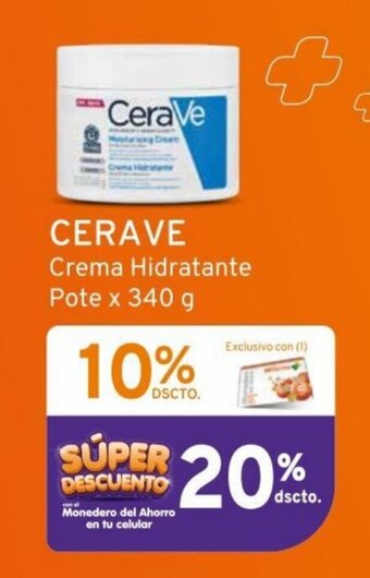 Mifarma CERAVE Crema Hidratante Pote x 340 g oferta