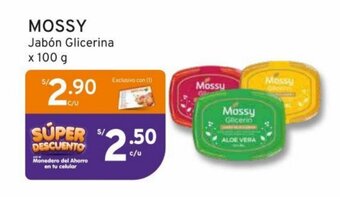 Mifarma MOSSY Jabón Glicerina x 100 g oferta