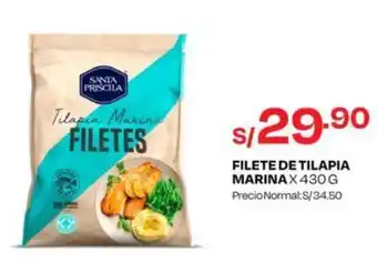 Wong FILETE DE TILAPIA MARINA X 430 G oferta