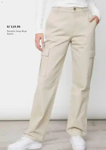 Falabella Pantalón Cargo Mujer Sybilla oferta