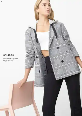 Falabella Blazer Con Capucha Mujer Sybilla oferta