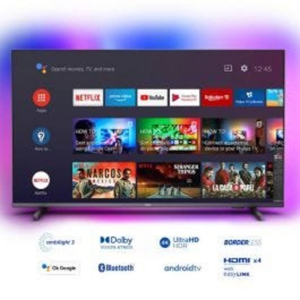 Carsa Televisor smart uhd 4k philips 75 pulgadas led 75pud7906 oferta